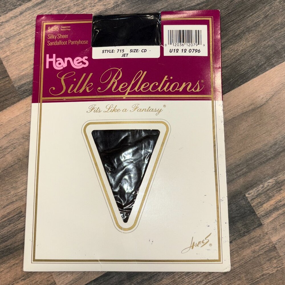 Vintage 90s Hanes Silk Reflections Size CD Style 715